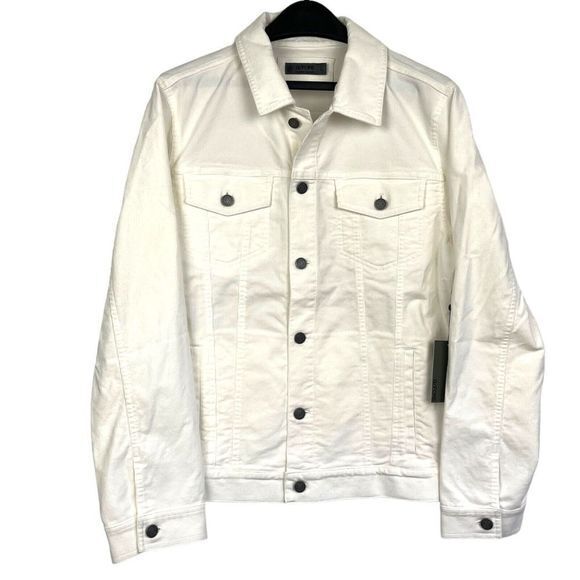 NEW G/Fore G4 Men's Large Retro‎ Trucker Style Corduroy Jacket Snow White $255 - Picture 1 of 6